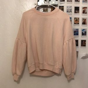 Pink Aerie Women’s Bell Sleeve Sweater